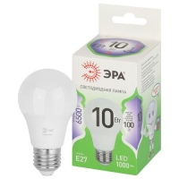 Лампа светодиодная GREEN LINE A60-10W-865-E27 GL 10Вт A60 6500К холодный бел. E27 Эра Б0067090 Лампа светодиодная GREEN LINE A60-10W-865-E27 GL 10Вт A60 6500К холодный бел. E27 Эра Б0067090