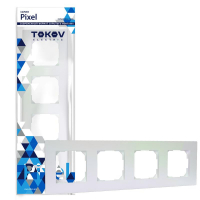 Рамка 4-м Pixel универс. перламутр. TOKOV ELECTRIC TKE-PX-RM4-C04 Рамка 4-м Pixel универс. перламутр. TOKOV ELECTRIC TKE-PX-RM4-C04