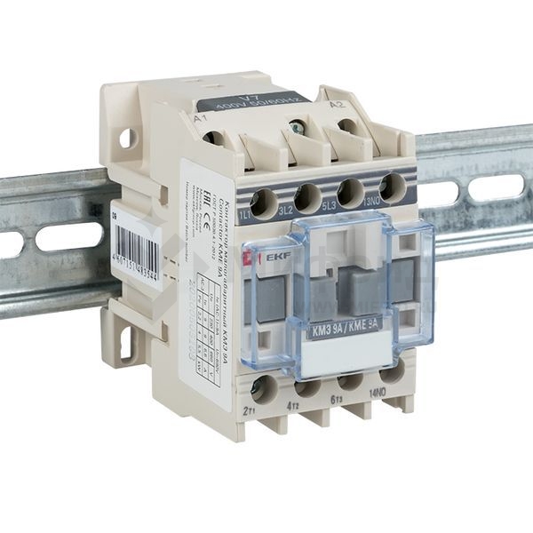 Контактор КМЭ-1 9А кат. 230В AC 1НО EKF ctr-s-9-220