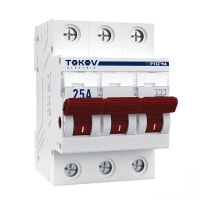Выключатель нагрузки модульный 3п 25А PRIZMA TOKOV ELECTRIC TKE-PZ60-MDSI-3-25 Выключатель нагрузки модульный 3п 25А PRIZMA TOKOV ELECTRIC TKE-PZ60-MDSI-3-25