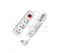 Удлинитель 3х2м с заземл. 16А IP20 S-303 ПВС 3х1 с выкл. UNIVersal 9634418