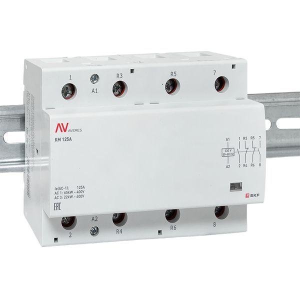 Контактор модульный КМ 125А 2NO+2NC 230В AC (6 мод.) AVERES EKF km-av-6-125-22-230V Контактор модульный КМ 125А 2NO+2NC 230В AC (6 мод.) AVERES EKF km-av-6-125-22-230V