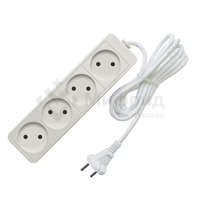 Удлинитель 4х10м без заземл. 10А IP20 2.2кВт ПВС Союз 481S-1410