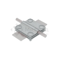 Соединитель крестообразный 3XS-D5-12-B40 AURAFORT HD для прутка d5-12мм и полосы до 40мм с 3 пластинами сталь гор. оцинк. КМ MA0023