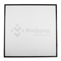 Светильник светодиодный PPL 588/G OPAL 40Вт 4000К IP40 588х588х25мм BLACK ДВО в потолок Грильято панель Pro JazzWay 5062023