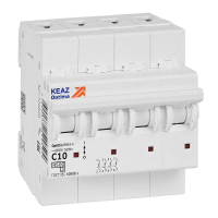 Выключатель автоматический модульный OptiDin BM63-4C10-4.5-УХЛ3 КЭАЗ 326820 Выключатель автоматический модульный OptiDin BM63-4C10-4.5-УХЛ3 КЭАЗ 326820