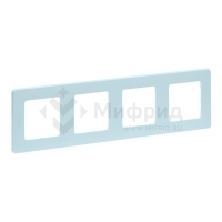 Рамка 4-м СП Inspiria IP20 мятн. IEK 673965
