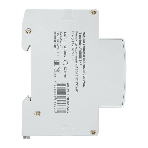 Контактор модульный КМ 20А 2NC 230В AC (1 мод.) AVERES EKF km-av-1-20-02-230V Контактор модульный КМ 20А 2NC 230В AC (1 мод.) AVERES EKF km-av-1-20-02-230V