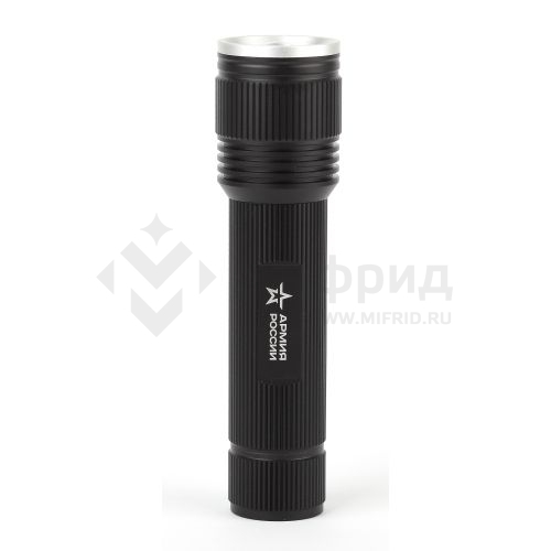 Фонарь светодиодный MB-901 АР "Тополь" 20Вт IPX6 регулир. фокус элементы питания 6хAA (не в комплекте) алюм. корич. Эра Б0030201