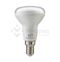 Лампа светодиодная RS LED R50 E14 7W 220-240V 7Вт рефлектор матовая 2700К тепл. бел. E14 560лм 220-240В Ra90 Русский Свет 15010645077