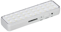 Светильник светодиодный аккумуляторный ДБА 1030 непостоян. действия 30LED 5ч 3Вт GENERICA LDBA0-1030-5-01-K01-G