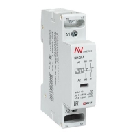 Контактор модульный КМ 20А 2NC 230В AC (1 мод.) AVERES EKF km-av-1-20-02-230V Контактор модульный КМ 20А 2NC 230В AC (1 мод.) AVERES EKF km-av-1-20-02-230V