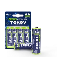 Аккумулятор AA/HR6 2500мА.ч (блист.4шт) TOKOV ELECTRIC TKE-NMA-HR6/B4 Аккумулятор AA/HR6 2500мА.ч (блист.4шт) TOKOV ELECTRIC TKE-NMA-HR6/B4