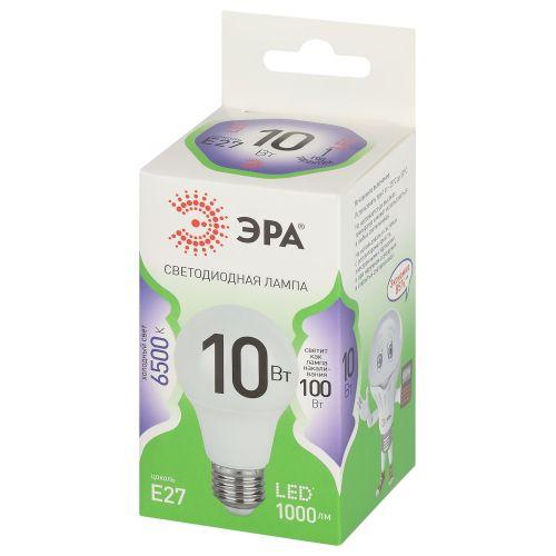Лампа светодиодная GREEN LINE A60-10W-865-E27 GL 10Вт A60 6500К холодный бел. E27 Эра Б0067090 Лампа светодиодная GREEN LINE A60-10W-865-E27 GL 10Вт A60 6500К холодный бел. E27 Эра Б0067090