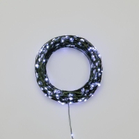 Гирлянда светодиодная "Роса" 50м 500LED бел. IP20 230В с контроллером провод зел. Neon-Night 303-285