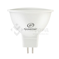 Лампа светодиодная RS LED GU5.3 7W 12V 7Вт рефлектор матовая 2700К тепл. бел. GU5.3 700лм 12В Ra90 Русский Свет 15011345090