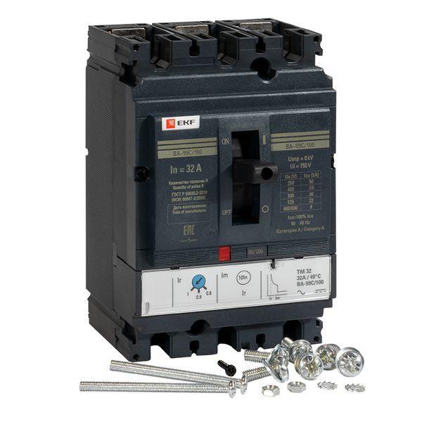 Выключатель автоматический 3п 100/32А 36кА ВА-99C Compact NS PROxima EKF mccb99C-100-32 Выключатель автоматический 3п 100/32А 36кА ВА-99C Compact NS PROxima EKF mccb99C-100-32
