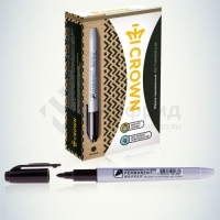 Маркер перманентный "Multi Marker Slim" 2мм пулевидный черн. 207899 Crown Б0048243