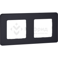 Рамка 2-м СП Inspiria IP20 антрацит IEK 673943