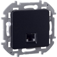 Розетка компьютерная СП Inspiria RJ45 кат.5E UTP IP20 антрацит IEK 673828
