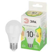 Лампа светодиодная GREEN LINE A60-10W-830-E27 GL 10Вт груша 3000К свет тепл. E27 Эра Б0067118 Лампа светодиодная GREEN LINE A60-10W-830-E27 GL 10Вт груша 3000К свет тепл. E27 Эра Б0067118