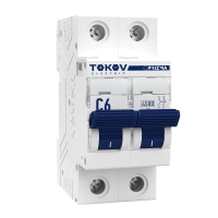 Выключатель автоматический модульный 2п C 6А 4.5кА PRIZMA TOKOV ELECTRIC TKE-PZ45-MCBI-2-6-C Выключатель автоматический модульный 2п C 6А 4.5кА PRIZMA TOKOV ELECTRIC TKE-PZ45-MCBI-2-6-C