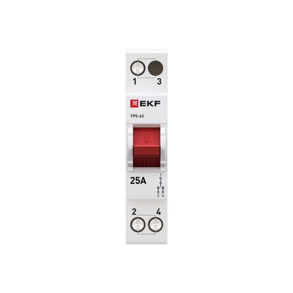 Переключатель трехпозиционный ТПС-63 1P 25А PROxima EKF TPS125