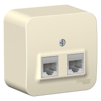 Розетка компьютерная 2-м ОП Blanca RJ45 кат.5E с изолир. пластиной молочн. SE BLNIA045452 Розетка компьютерная 2-м ОП Blanca RJ45 кат.5E с изолир. пластиной молочн. SE BLNIA045452