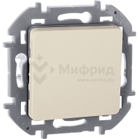 Выключатель 1-кл. 1п 1мод. СП Inspiria 10А IP20 250В 10AX механизм сл. кость IEK 673601