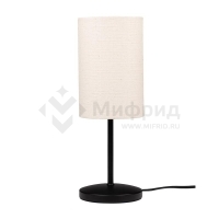 Светильник настольный JH3-01-iv E14 IP20 110х110х310мм метал.; ткань; PVC-пластик беж. JazzWay 5062351