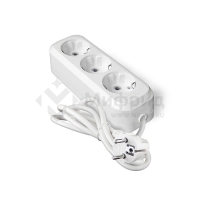 Удлинитель 3х3м с заземл. IP20 Е-303А ПВС 3х1.5 Universal 1722