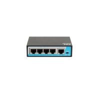 Коммутатор неуправляемый 4 PoE (802.3af) порта 10/100Мбит/с до 250м кат.6 1Upl 60W GIGALINK GL-SW-F005-04P