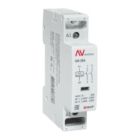 Контактор модульный КМ 20А 2NО 24В AC (1 мод.) AVERES EKF km-av-1-20-20-24V Контактор модульный КМ 20А 2NО 24В AC (1 мод.) AVERES EKF km-av-1-20-20-24V