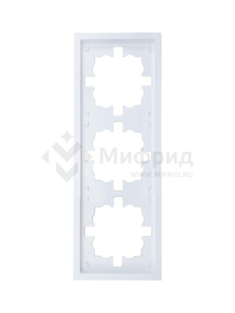 Рамка 3-м ZIMA горизонт. бел. LEZARD 704-0200-148