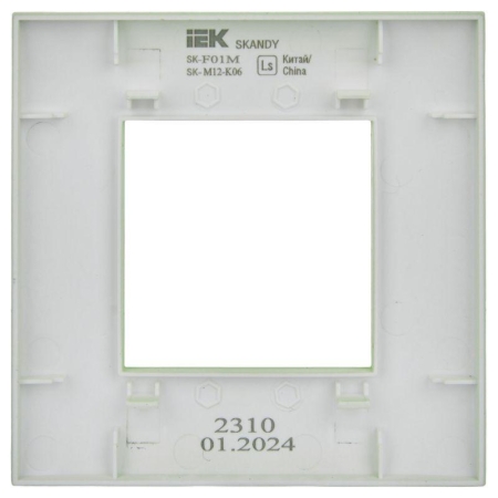 Рамка 1-м SKANDY SK-F01M мятный IEK SK-M12-K06 Рамка 1-м SKANDY SK-F01M мятный IEK SK-M12-K06