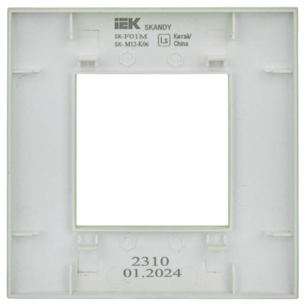 Рамка 1-м SKANDY SK-F01M мятный IEK SK-M12-K06 Рамка 1-м SKANDY SK-F01M мятный IEK SK-M12-K06