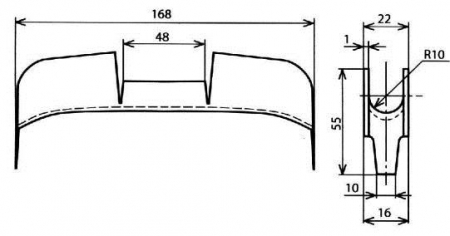Вкладыш седловой КС-067