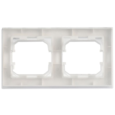 Рамка 2-м BRITE РУ-2-БрАБ-44 IP44 арктич. бел. IEK BR-M22-44-K91