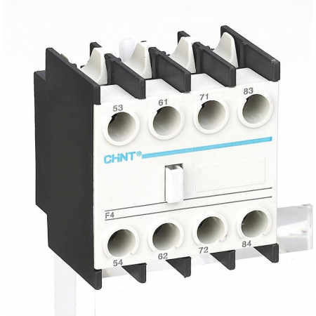 Приставка доп. контакты F4-31 к контактору NC1 и NC2 (R) CHINT 257025 Приставка доп. контакты F4-31 к контактору NC1 и NC2 (R) CHINT 257025
