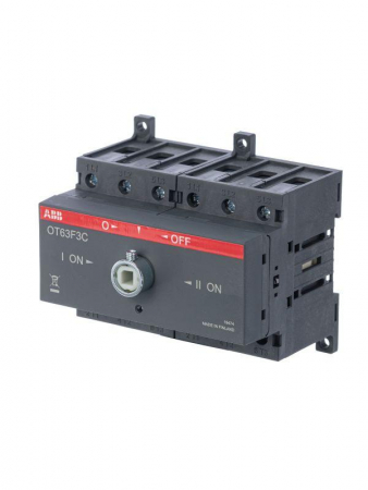 Рубильник реверсивный OT63F3C 63А (45А AC23) ABB 1SCA105338R1001 Рубильник реверсивный OT63F3C 63А (45А AC23) ABB 1SCA105338R1001