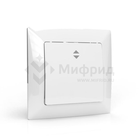 Переключатель проходной 1-кл. СП AVA 10А IP20 в сборе бел. TOKOV ELECTRIC TKL-AV-P1F-C01