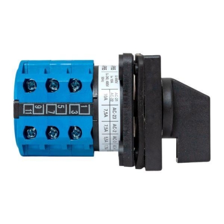 Переключатель кулачковый ПК-1-53 3п 10А "1-2" IP65 EKF pk-1-53-10-65 Переключатель кулачковый ПК-1-53 3п 10А "1-2" IP65 EKF pk-1-53-10-65