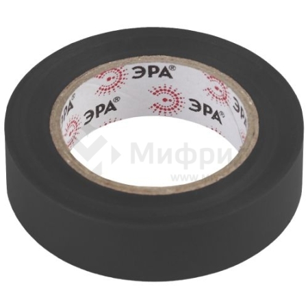 Изолента ПВХ 15ммх10м черн. ET1510BLACK Эра C0036558