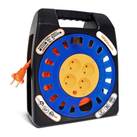 Удлинитель в закрыт. корпусе 4х20м 10А IP20 У16-012 ПВС 2х1 термозащита защ. шторки UNIVersal 9644185 Удлинитель в закрыт. корпусе 4х20м 10А IP20 У16-012 ПВС 2х1 термозащита защ. шторки UNIVersal 9644185