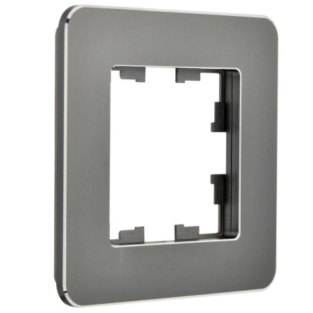 Рамка 1-м BRITE РУ-1-1-Бр метал. титан RE IEK BR-M12-M-01-K48 Рамка 1-м BRITE РУ-1-1-Бр метал. титан RE IEK BR-M12-M-01-K48