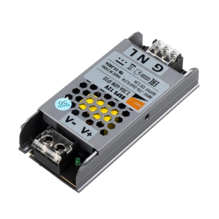 Блок питания для светодиод. ленты BSPS 12В 3.30А=40Вт IP20 JazzWay 5062122