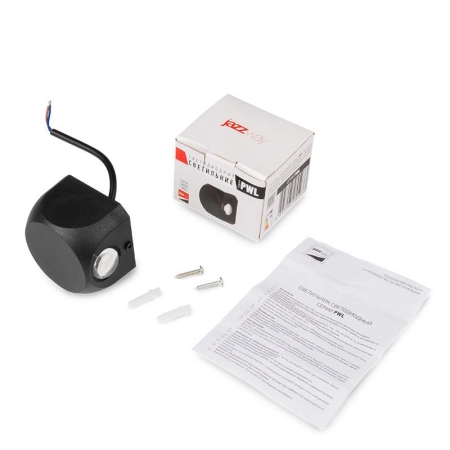 Светильник светодиодный PWL-07565/80D 2х2Вт 4000К BL IP54 архитектурный ландшафтный Pro JazzWay 5055933