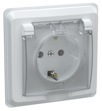 Розетка 1-м СП Вега РСбш10-3-ВБ 16А IP44 с заземл. защ. шторки с крышкой бел. GENERICA ERV16-K01-16-DM Розетка 1-м СП Вега РСбш10-3-ВБ 16А IP44 с заземл. защ. шторки с крышкой бел. GENERICA ERV16-K01-16-DM