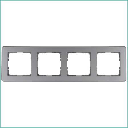 Рамка 4-м G-Flex алюм. Jasmart G1104S Рамка 4-м G-Flex алюм. Jasmart G1104S