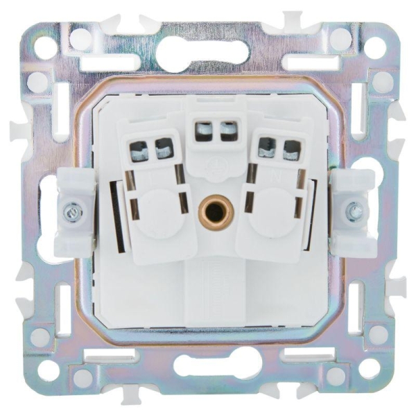 Розетка SKANDY 16А с заземл. без защ. шторок SK-R05G графит IEK SK-R11-16-K53